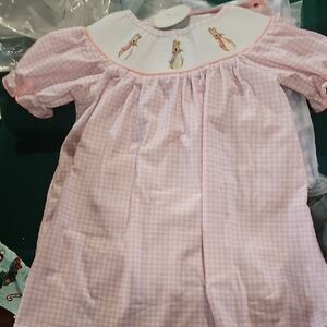 Charming Pink Gingham Kids Dress